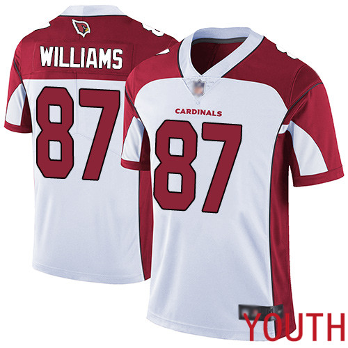 Arizona Cardinals Limited White Youth Maxx Williams Road Jersey NFL Football #87 Vapor Untouchable